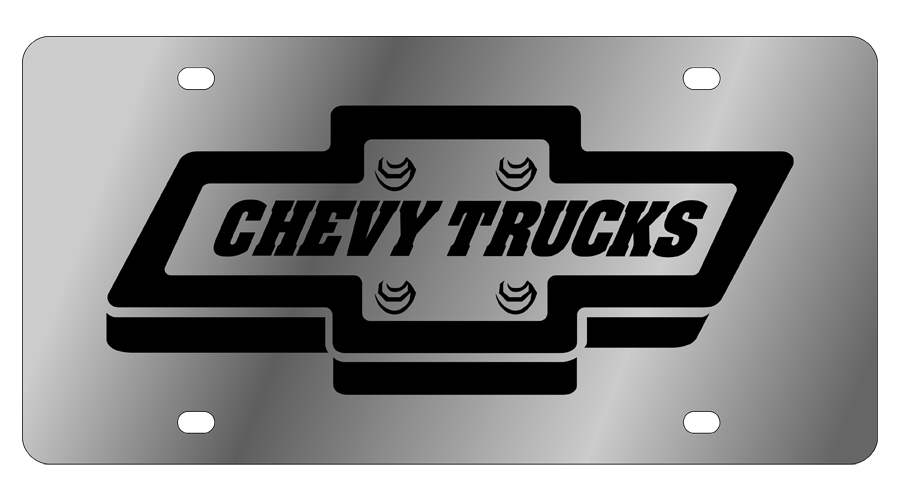 Chevy Truck Stainless Steel License Plate Dale Earnhardt Chevrolet Store